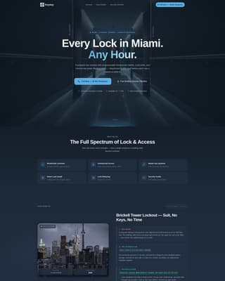 Keyway - Rapid Locksmith Landing Page Template