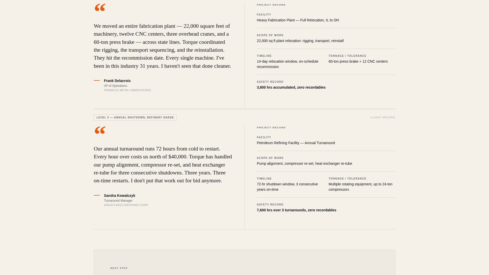 Millwright Business Reviews & Social Proof Website Template