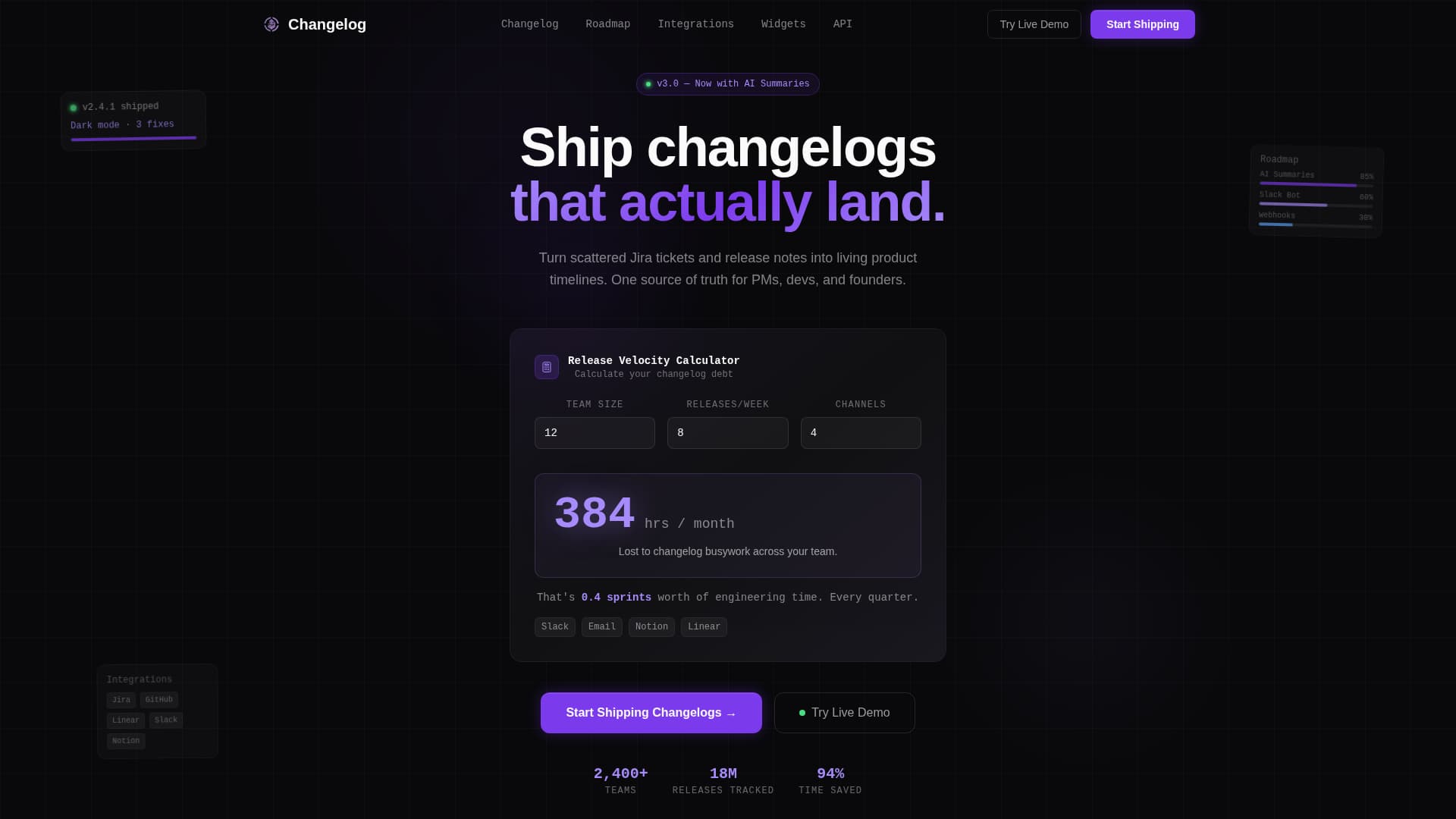 Certified Micro-SaaS & Developer Tools Cost Estimator Website Template