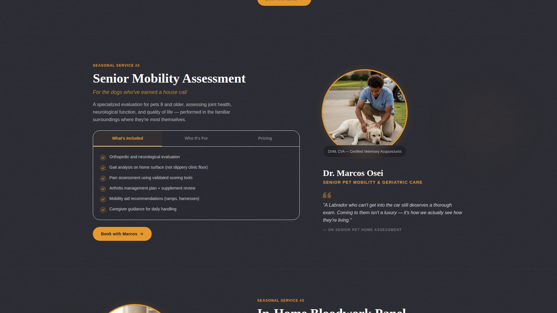 Remedy — Licensed Mobile Veterinary Landing Page Template