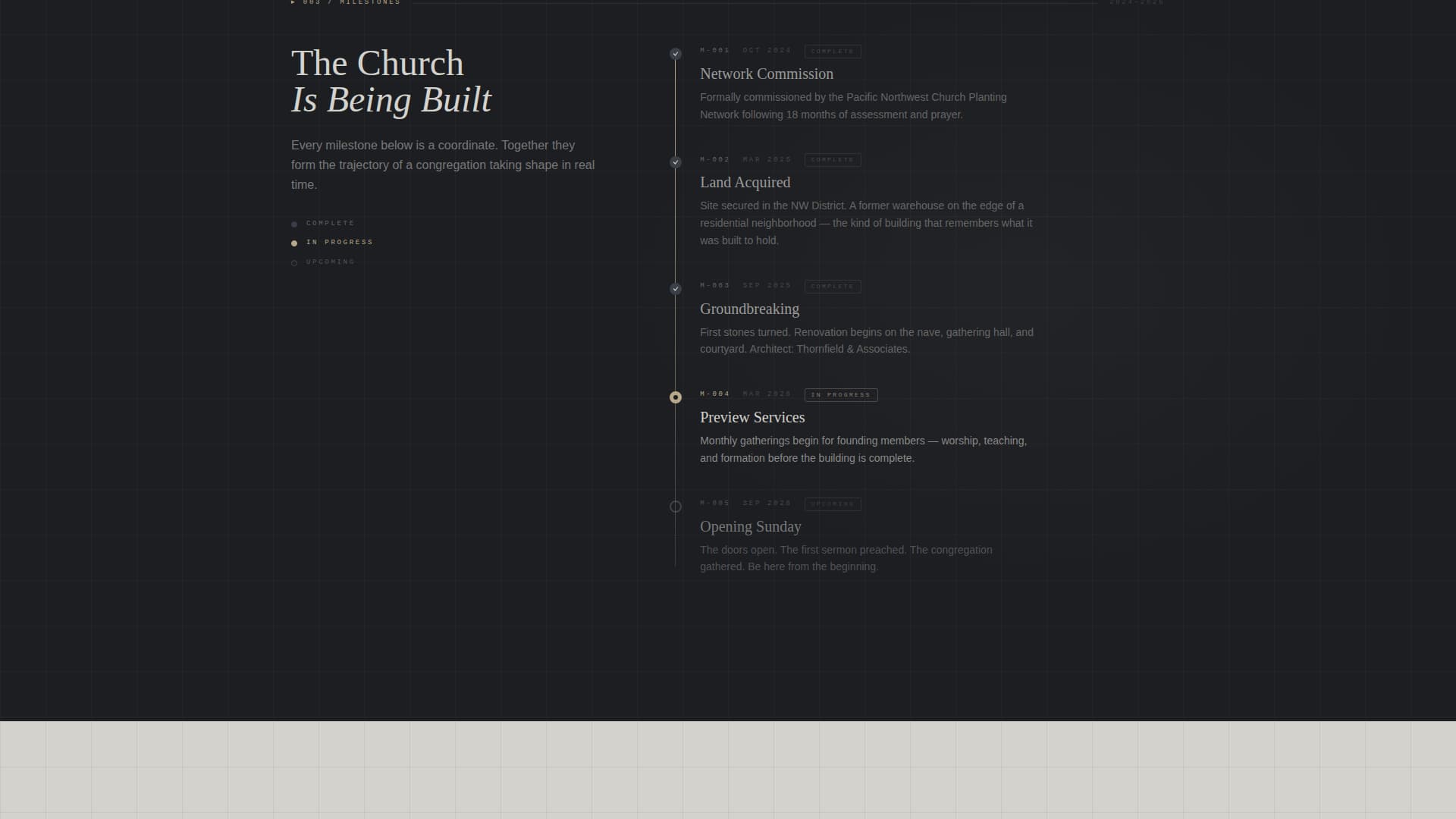 Church & Religious Org Pre-Launch Website Template