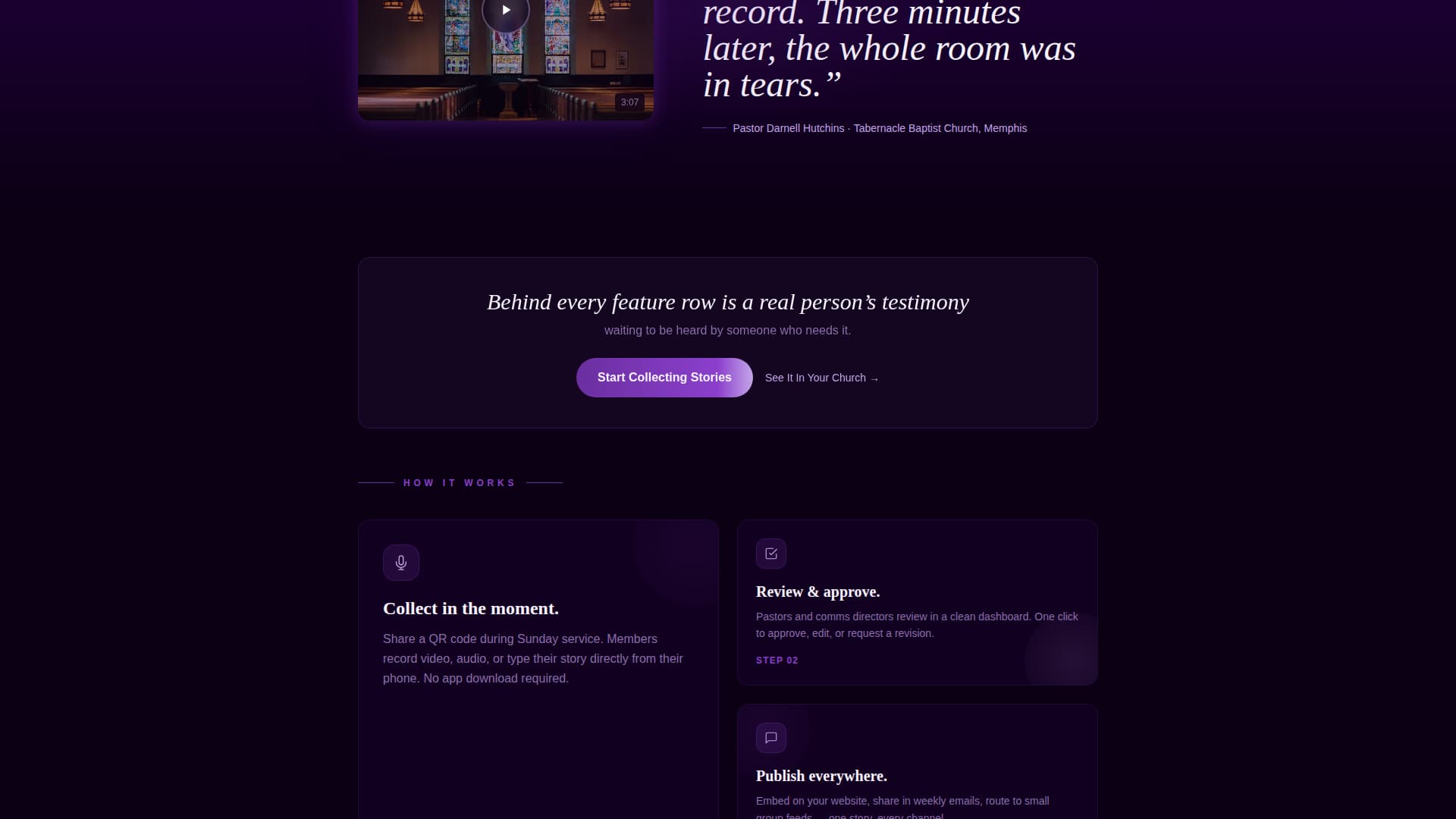 Church & Religious Org Specialist Reviews Website Template