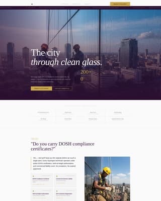 Squeegee - Precision Commercial Landing Page Template