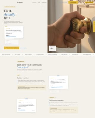 Wrench - Trusted Handyman Landing Page Template