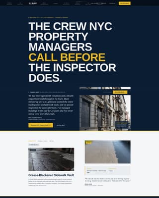 Deluge — Unstoppable Surface Cleaning Landing Page Template
