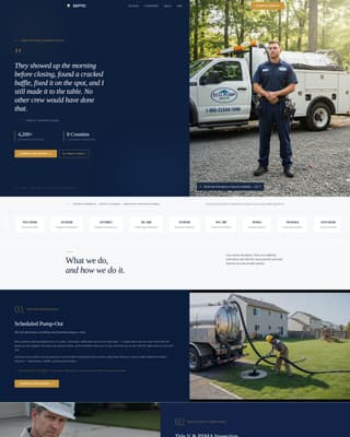 Septic - Authoritative Service Landing Page Template