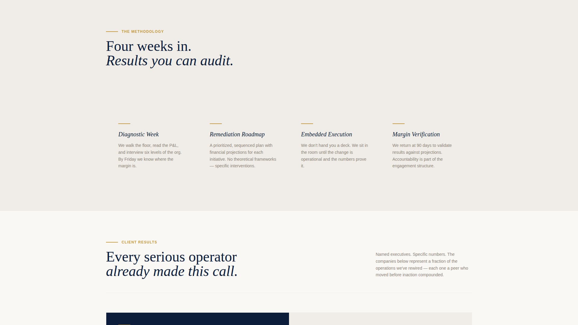 Specialist Consulting & Advisory Reviews & Social Proof Website Template