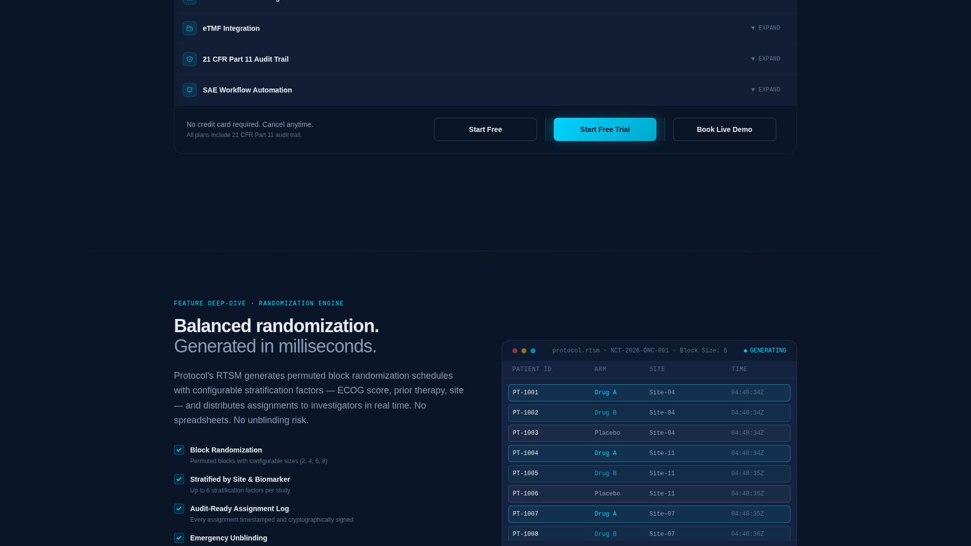 Clinical Trial Vertical SaaS Directory Website Template