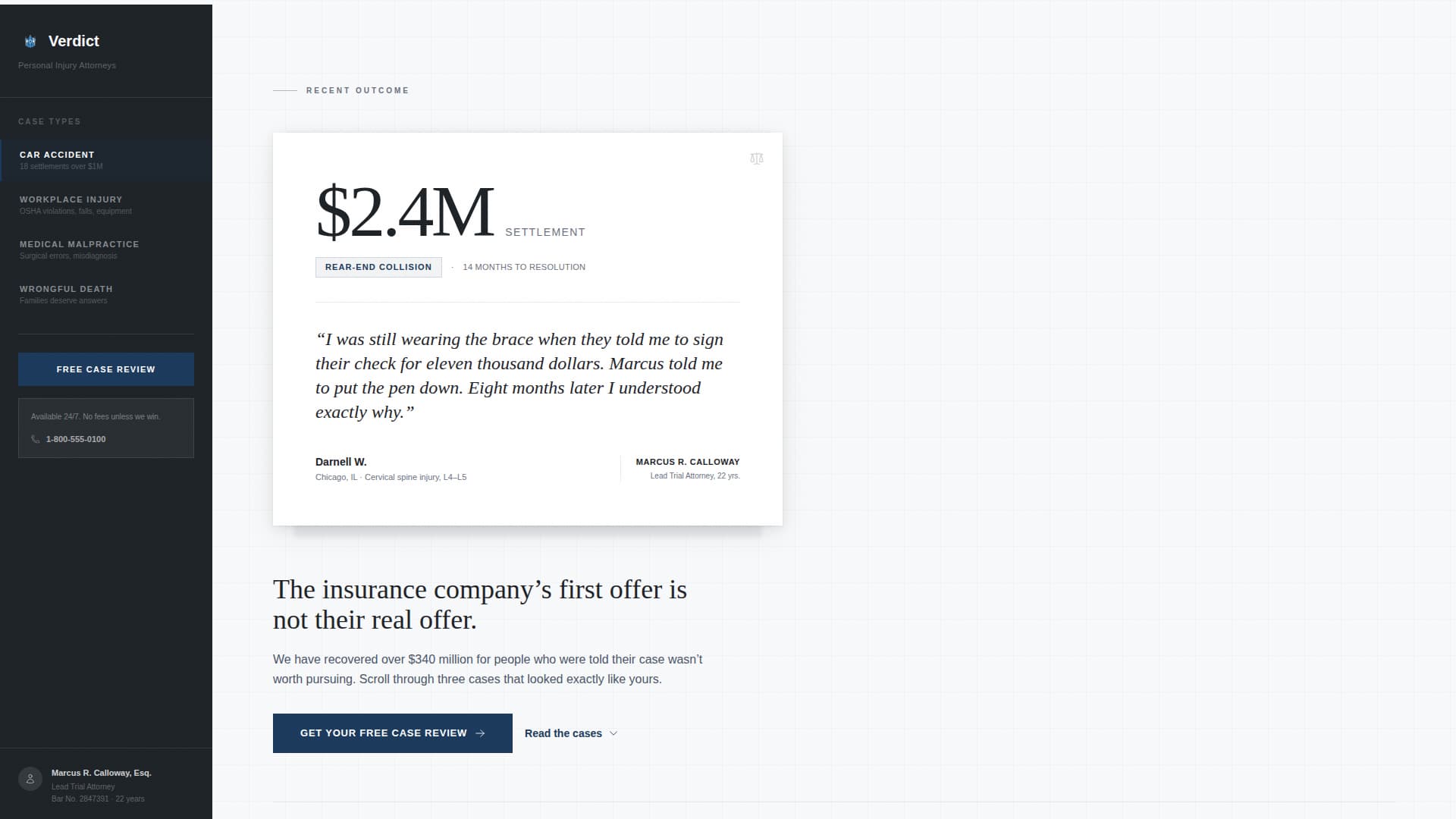 Expert Law Firm & Attorney Professional Website Template