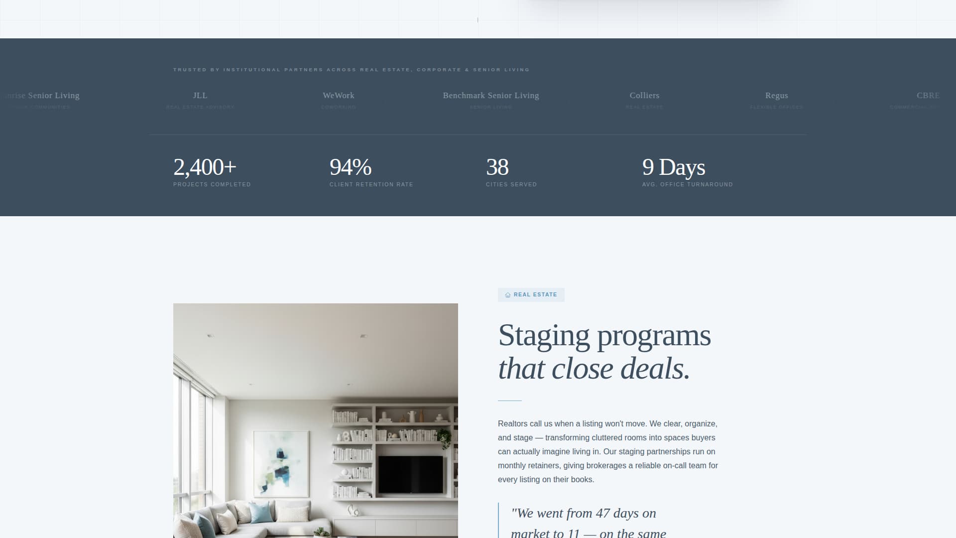 Professional Organizer Blog & Content Website Template