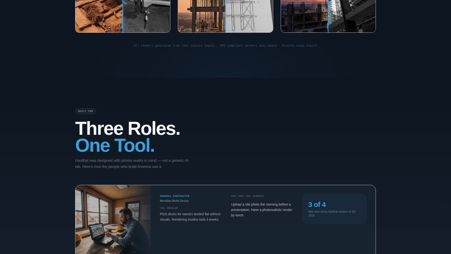 Specialist AI for Construction Comparison Website Template