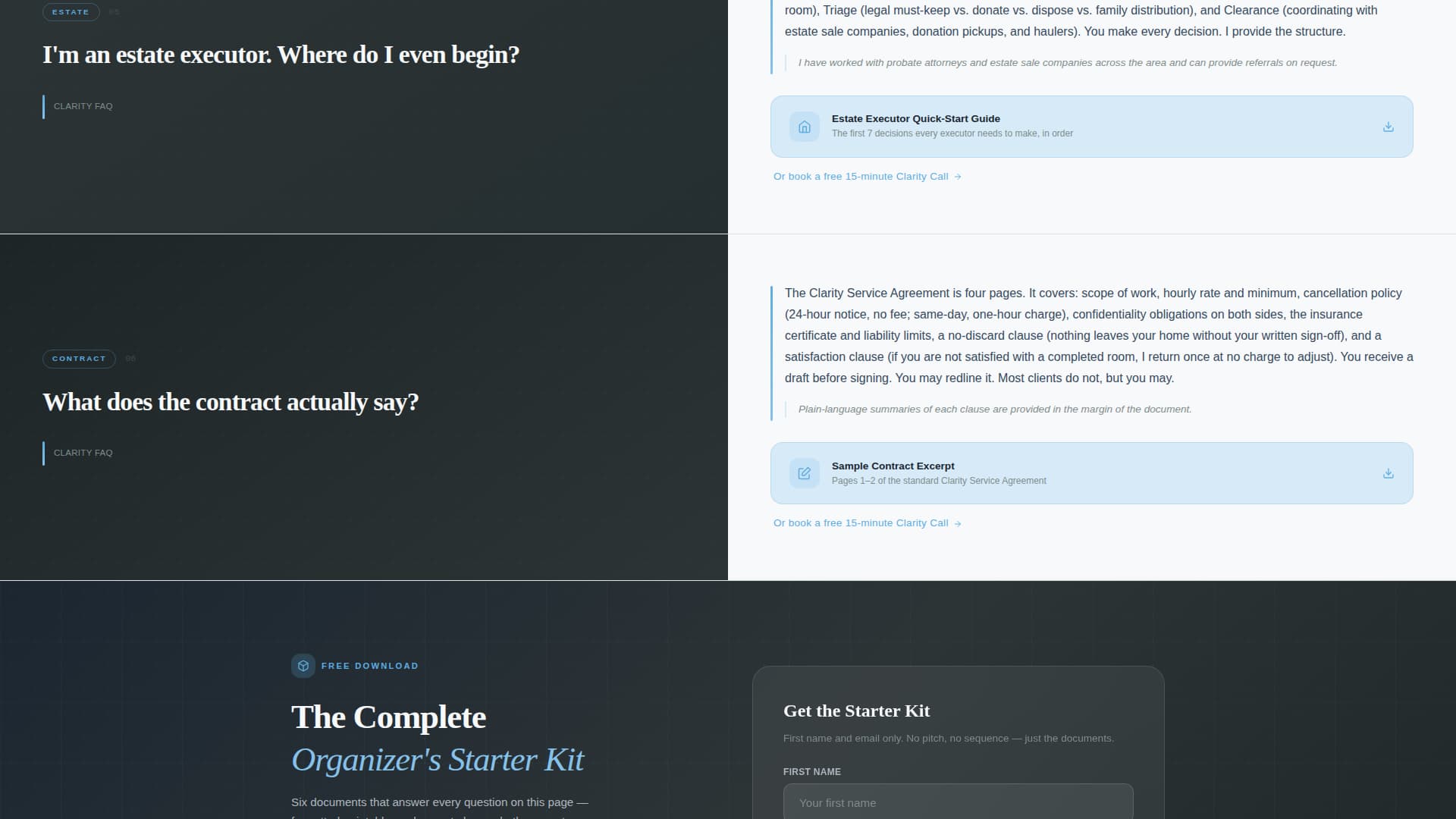 Advanced Professional Organizer Appointment Booking Website Template