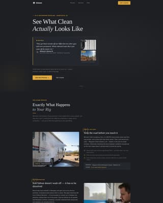 Specialist Specialty Cleaning Reviews & Social Proof Website Template