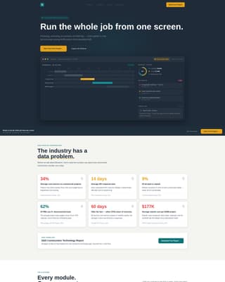 Complete Construction Software & SaaS Professional Website Template