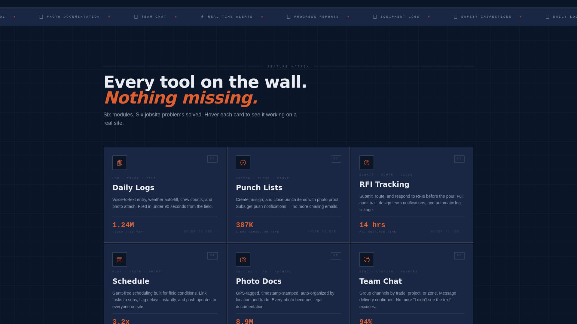 Expert Construction Software & SaaS Professional Website Template