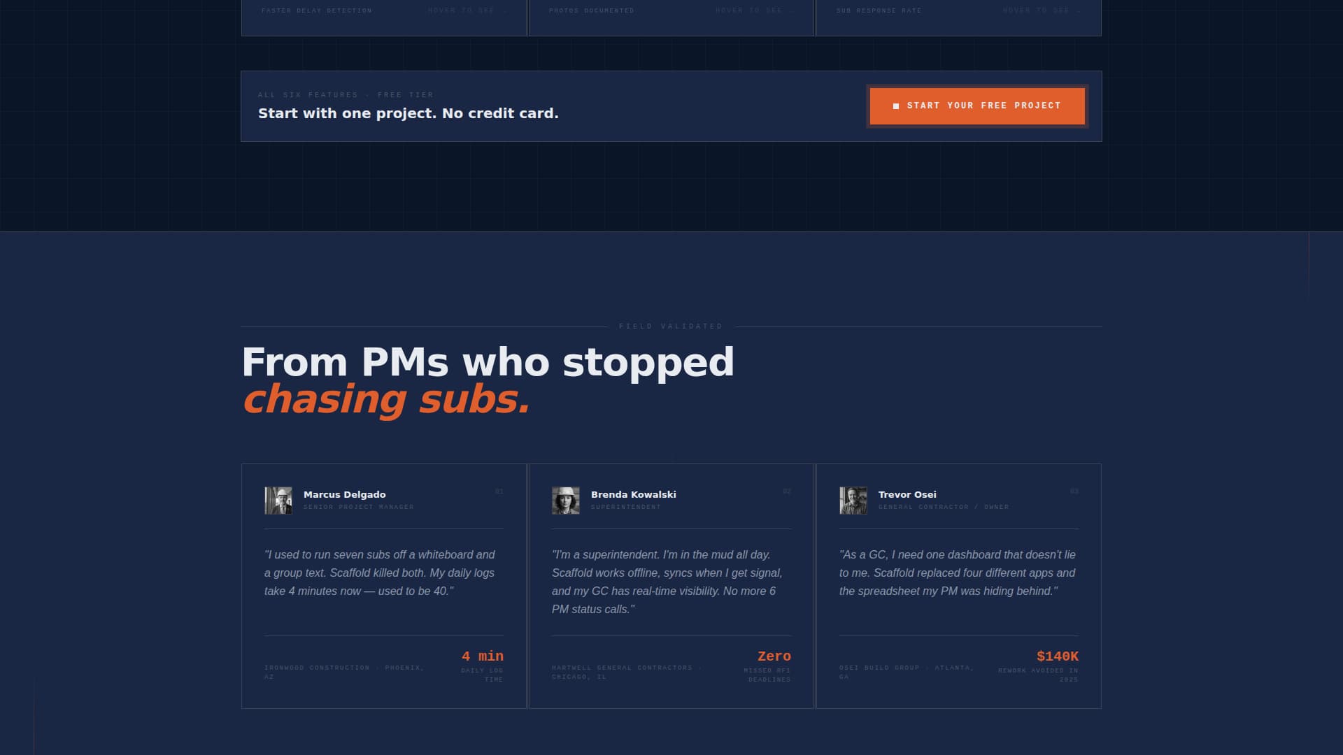 Expert Construction Software & SaaS Professional Website Template