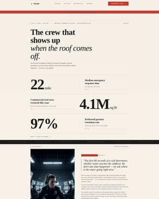 Roofer Marketing Blog & Content Website Template