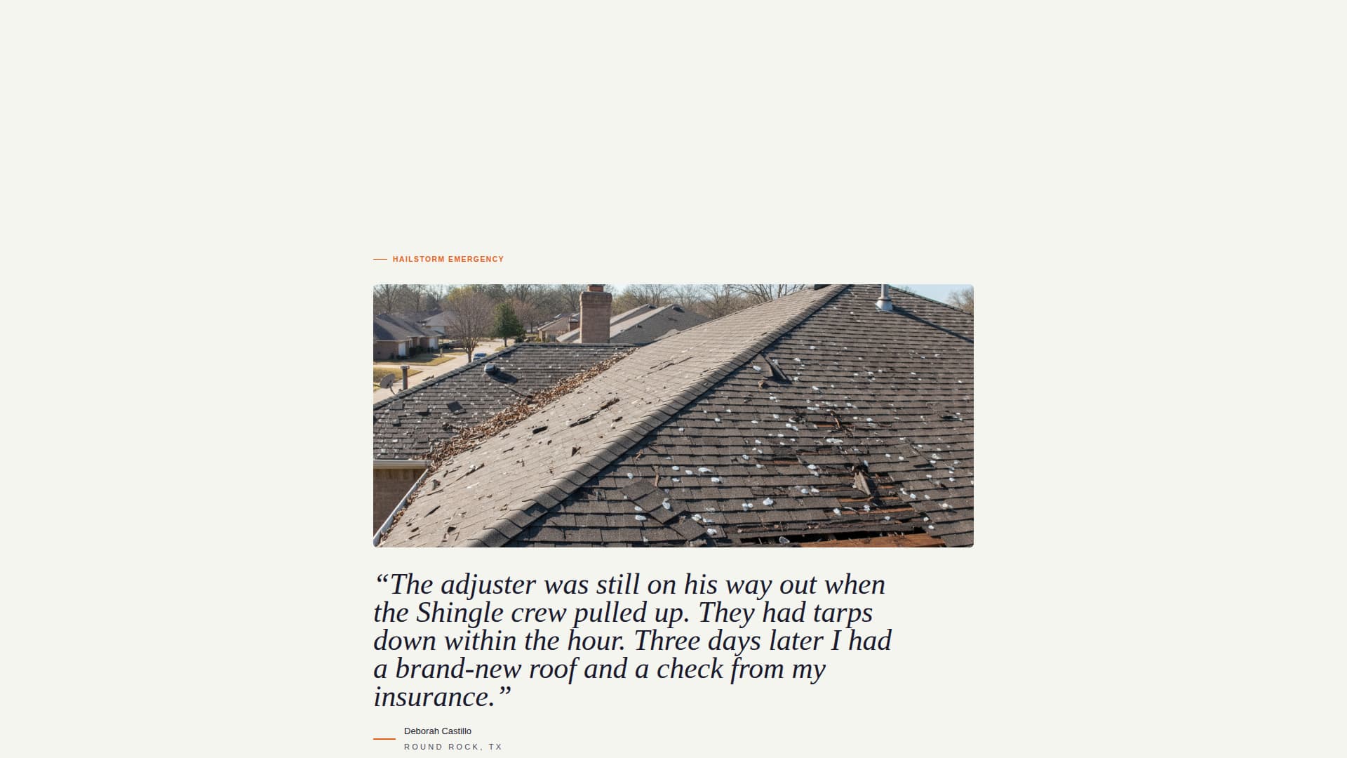 Roofer Marketing Appointment Booking Website Template