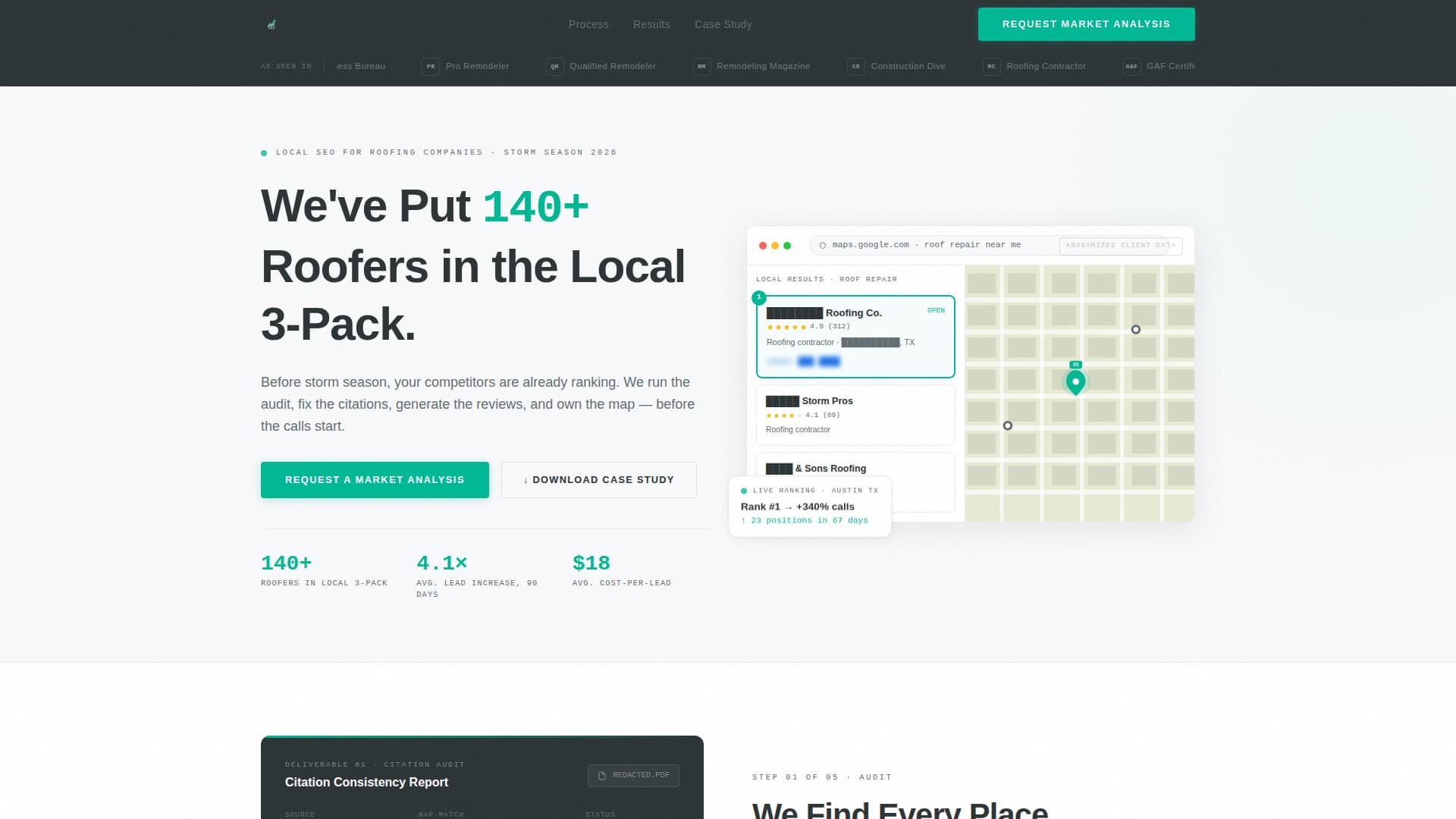 Roofer Marketing Professional Website Template