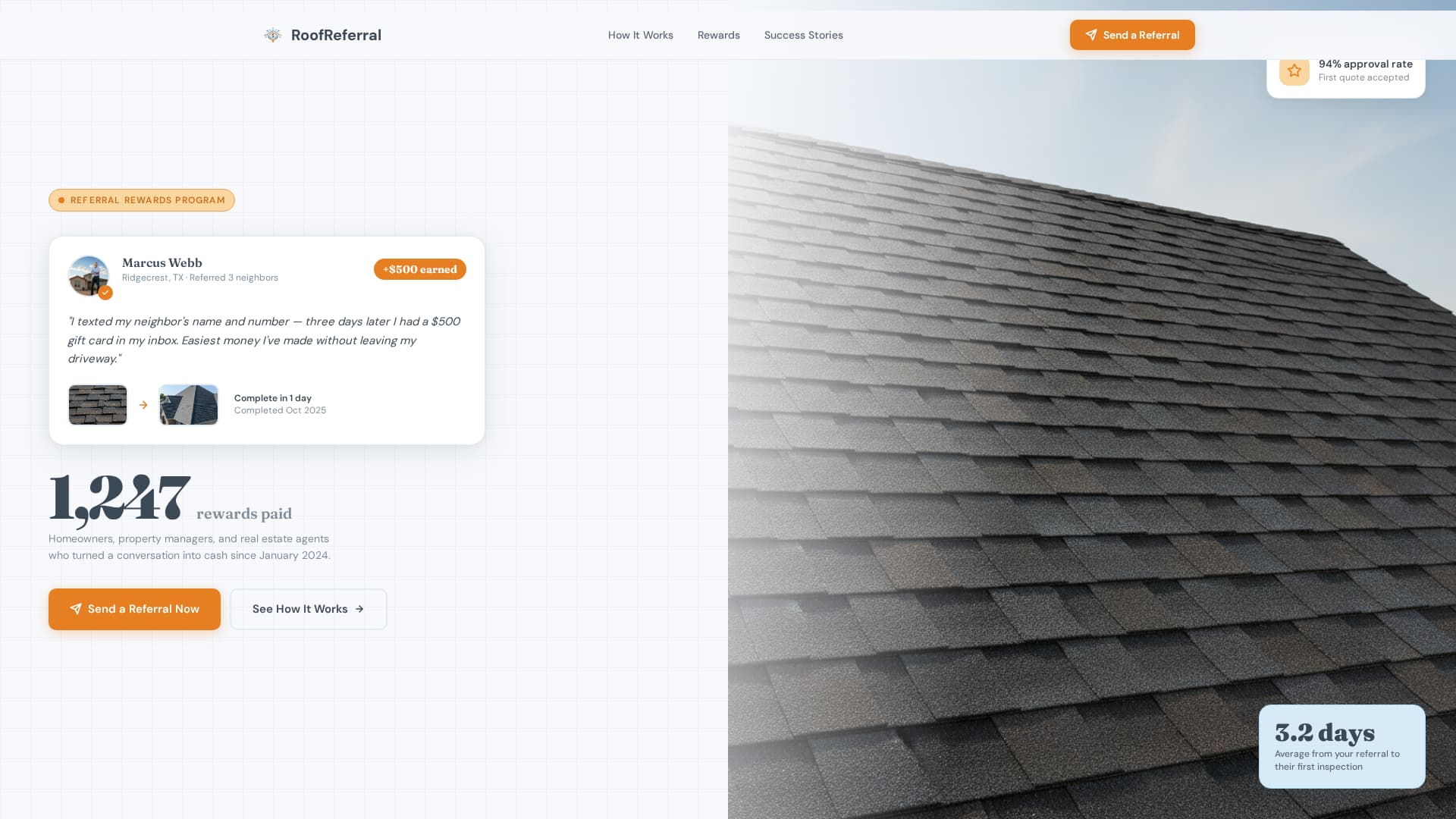 Specialist Roofer Marketing Professional Website Template