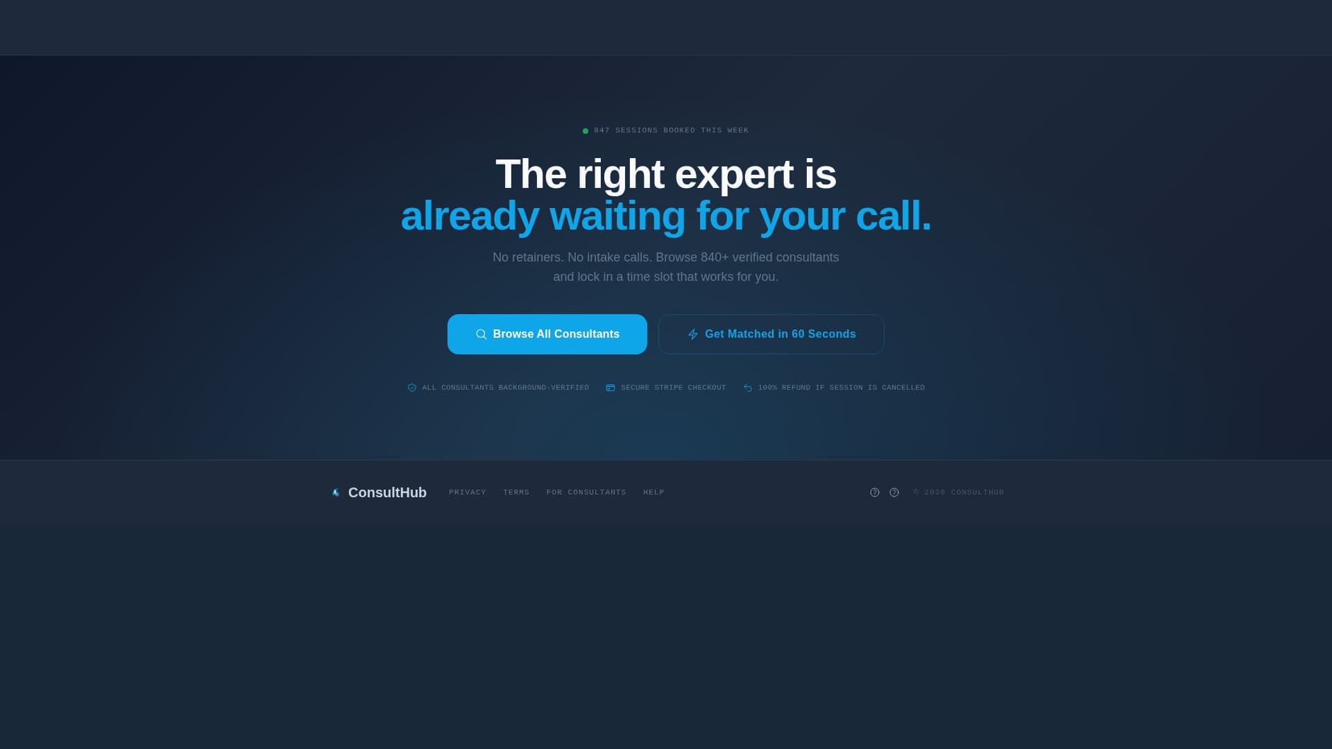 Consulting Digital Presence Appointment Booking Website Template