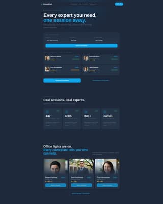 Consulting Digital Presence Appointment Booking Website Template