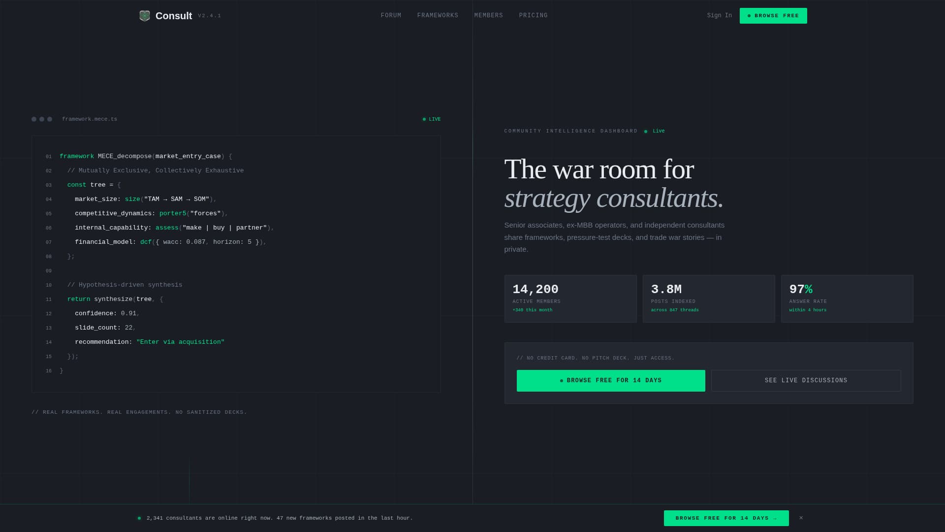 Expert Consulting Digital Presence Professional Website Template