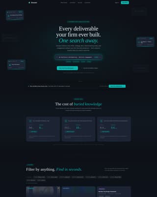 Advanced Consulting Firm Software Reviews & Social Proof Website Template
