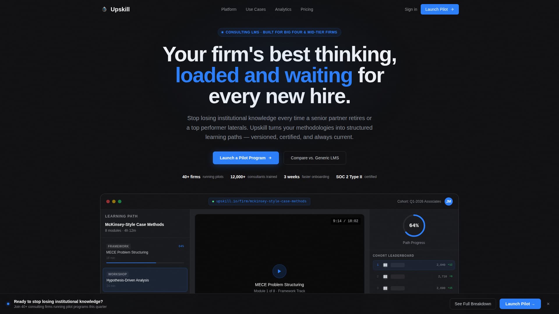 Local Consulting Firm Software Comparison Website Template