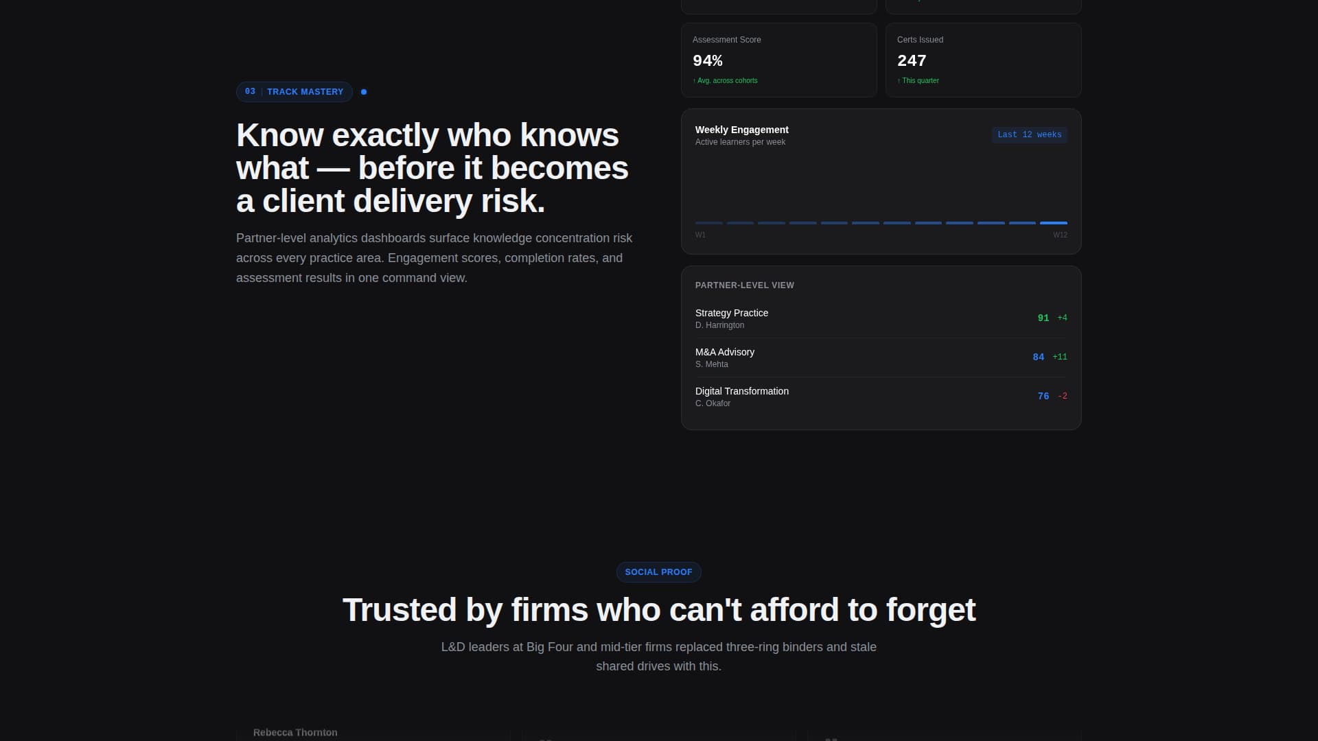 Local Consulting Firm Software Comparison Website Template