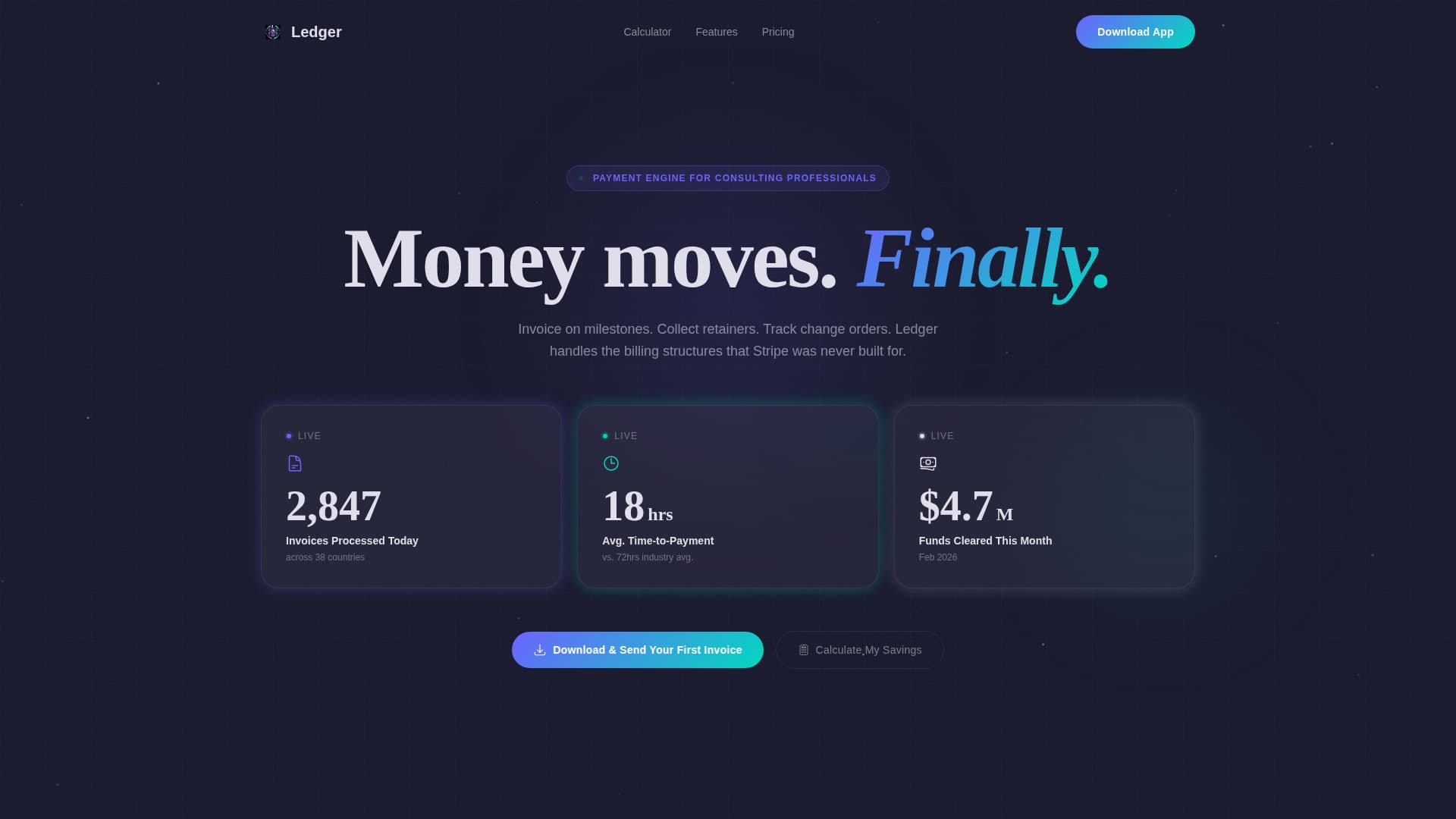 Specialist Consulting Firm Software Pricing & Packages Website Template