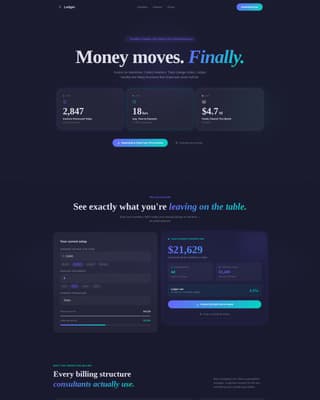 Specialist Consulting Firm Software Pricing & Packages Website Template