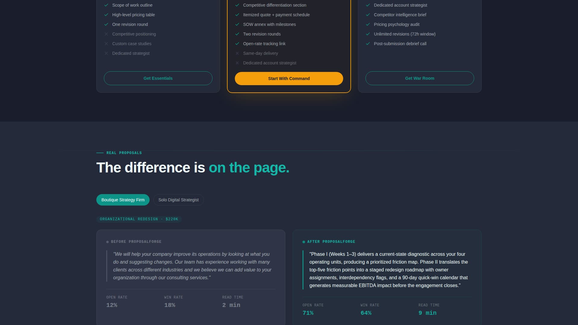 Consulting Firm Software Cost Estimator Website Template