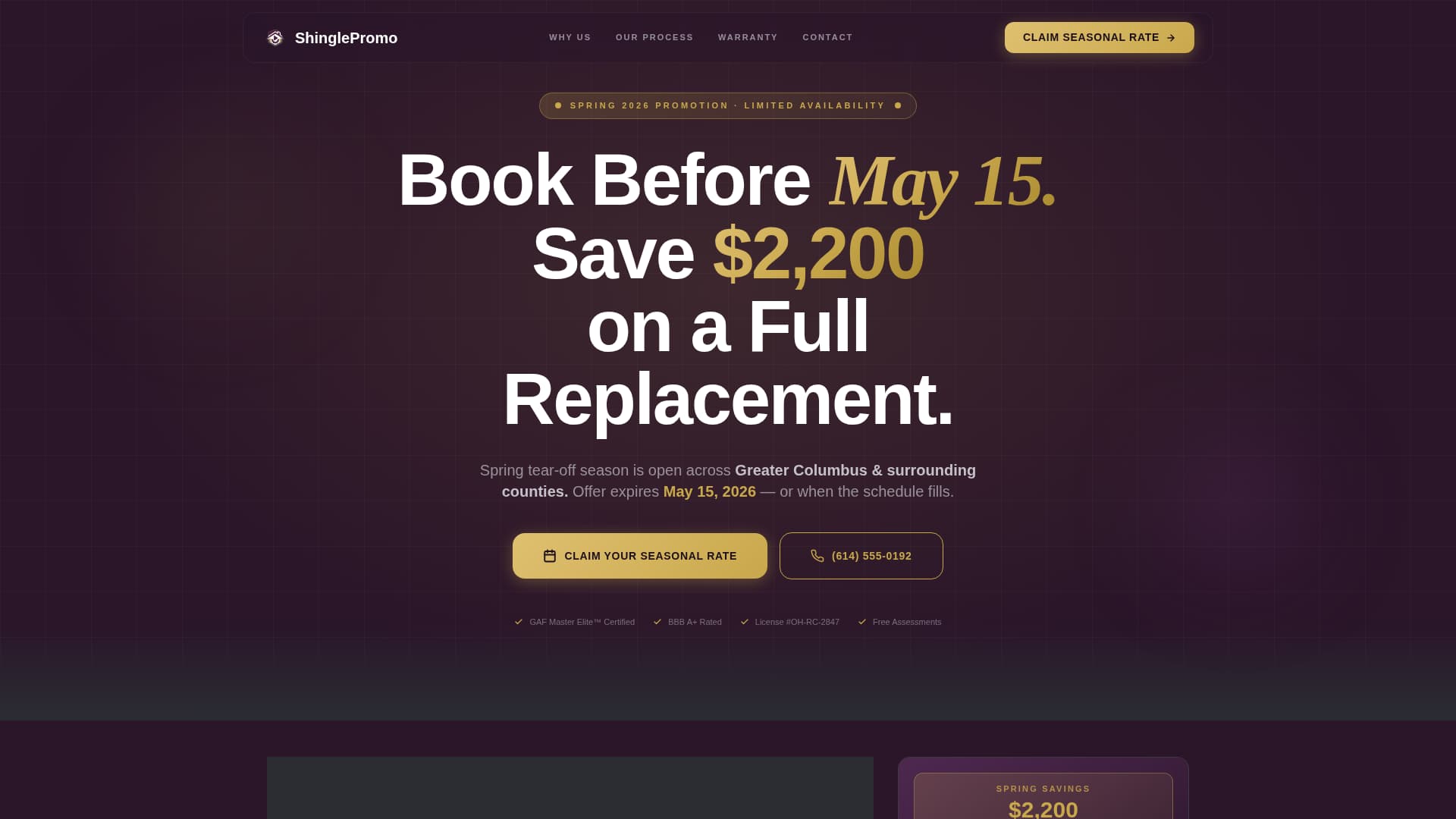 Advanced Roofer Marketing Professional Website Template