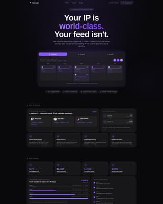 Specialist Consulting Firm Software Appointment Booking Website Template