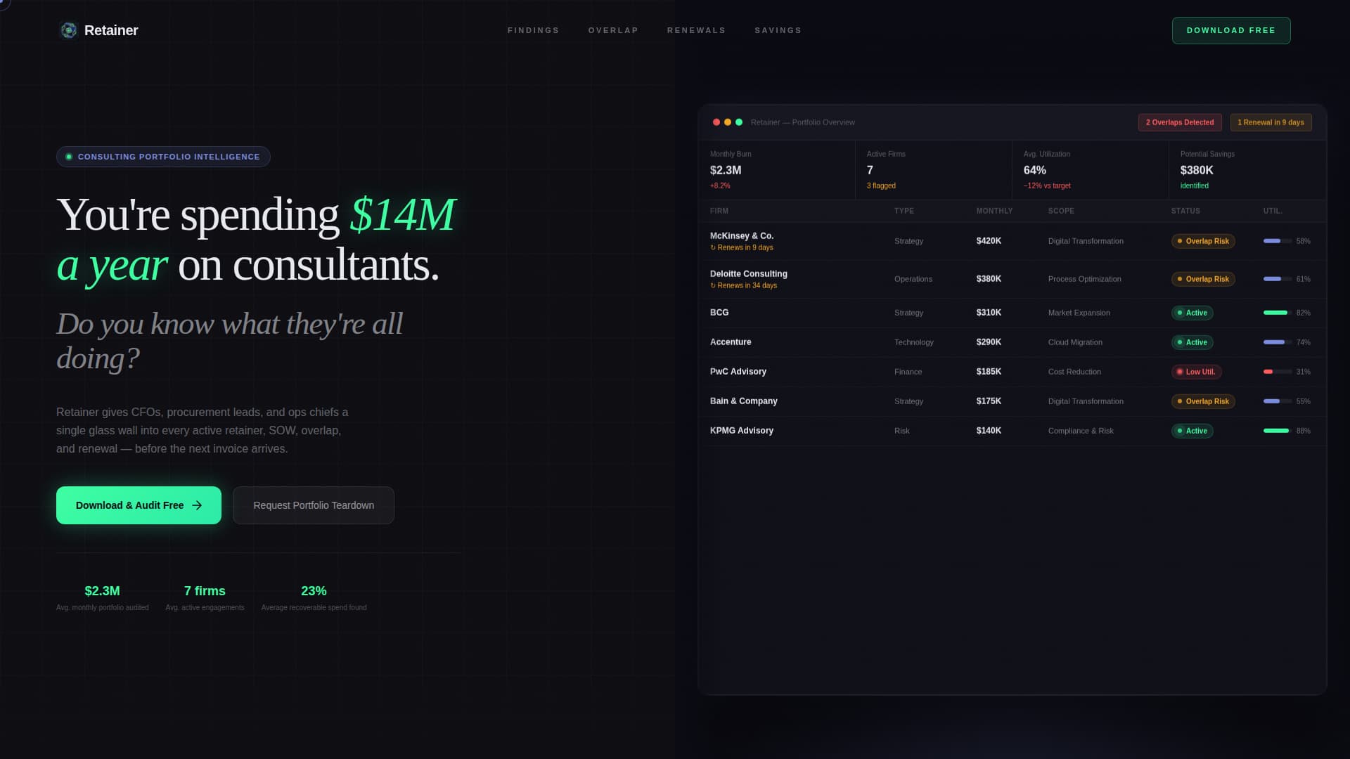 Consulting Firm Software Professional Website Template