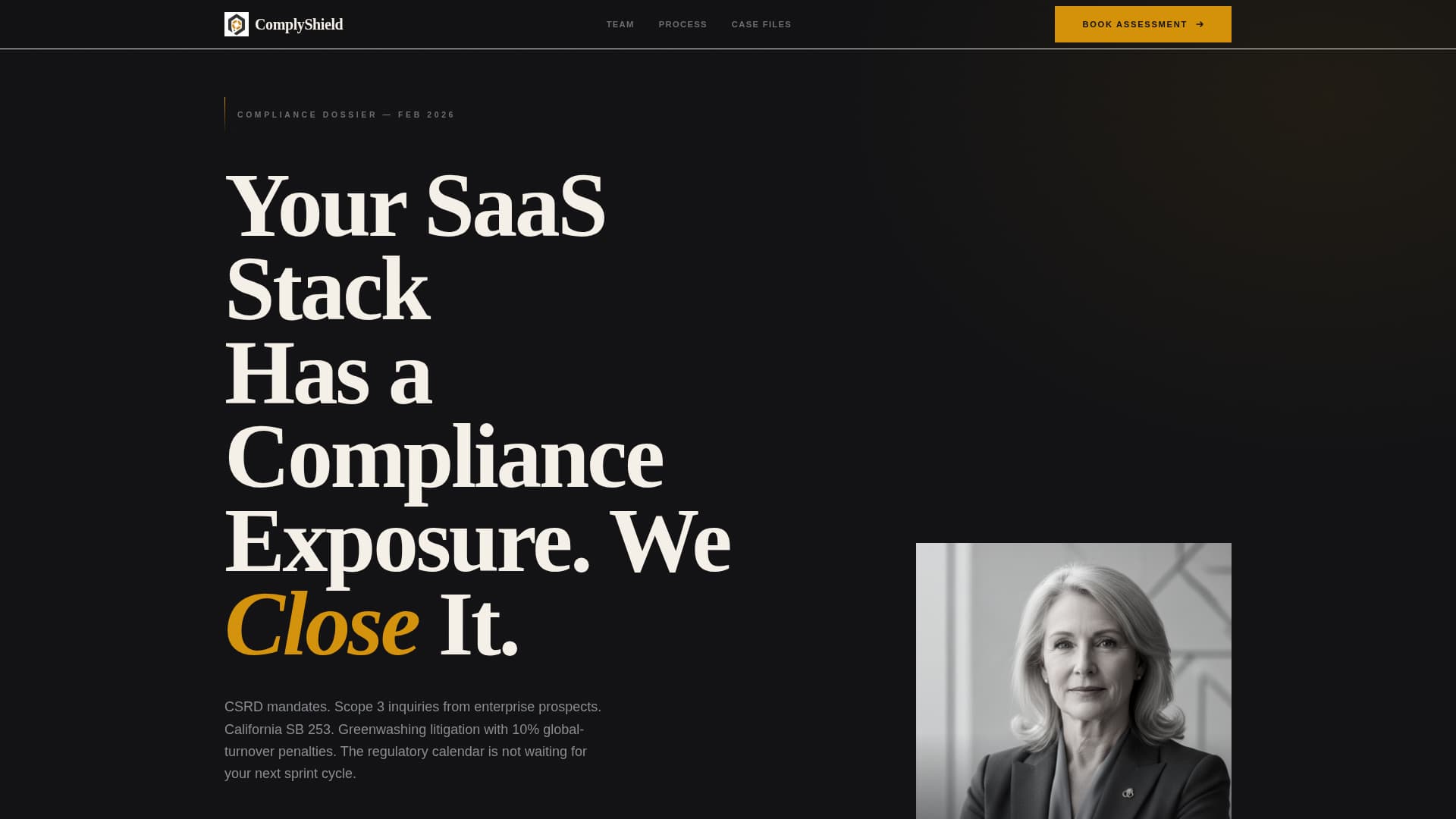 SaaS Consulting Professional Website Template