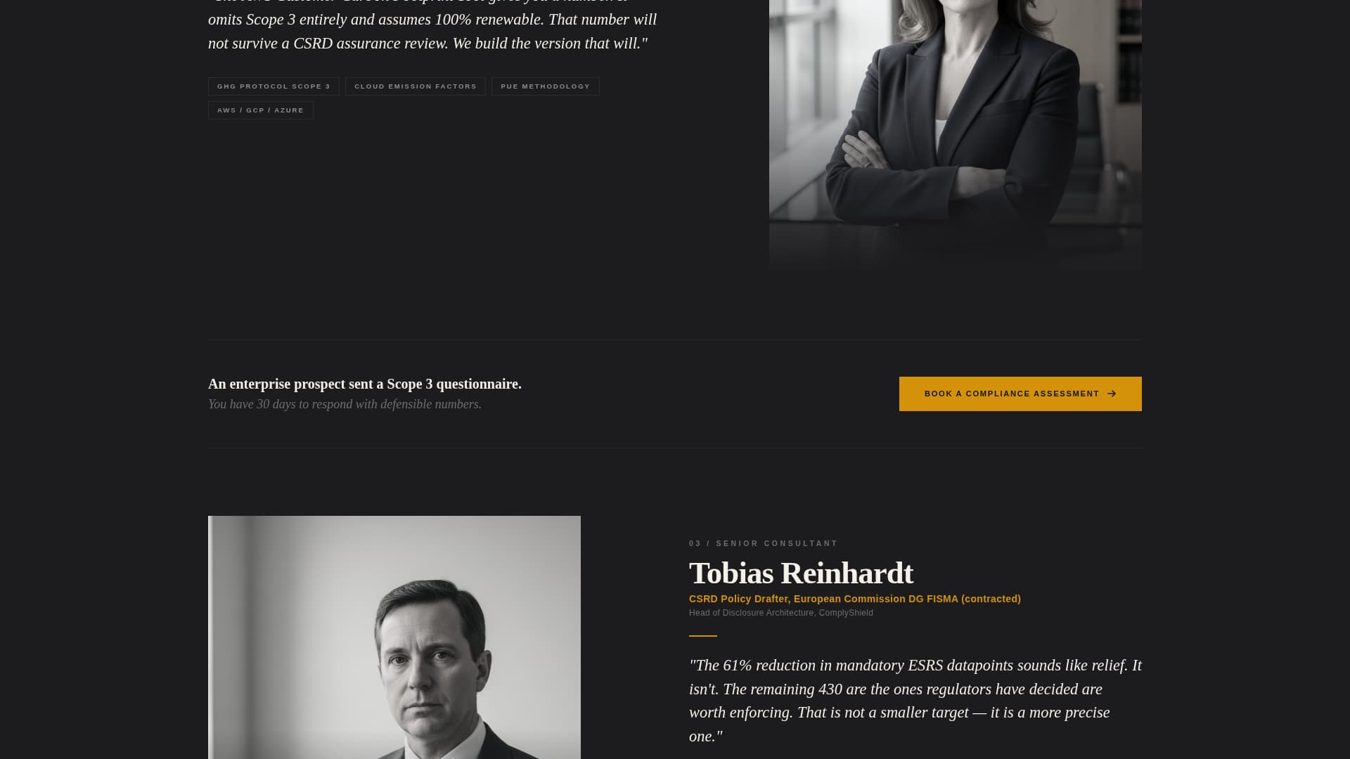 SaaS Consulting Professional Website Template