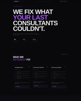 Advanced Consulting Digital Presence Professional Website Template