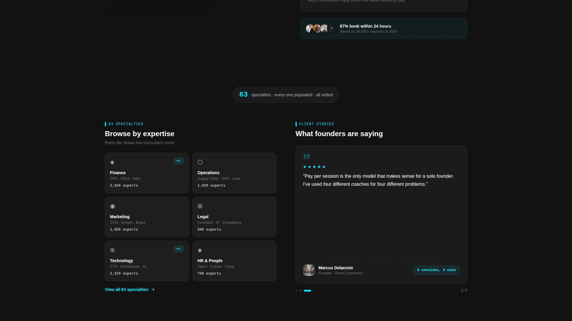 Advanced Consulting Digital Presence Appointment Booking Website Template