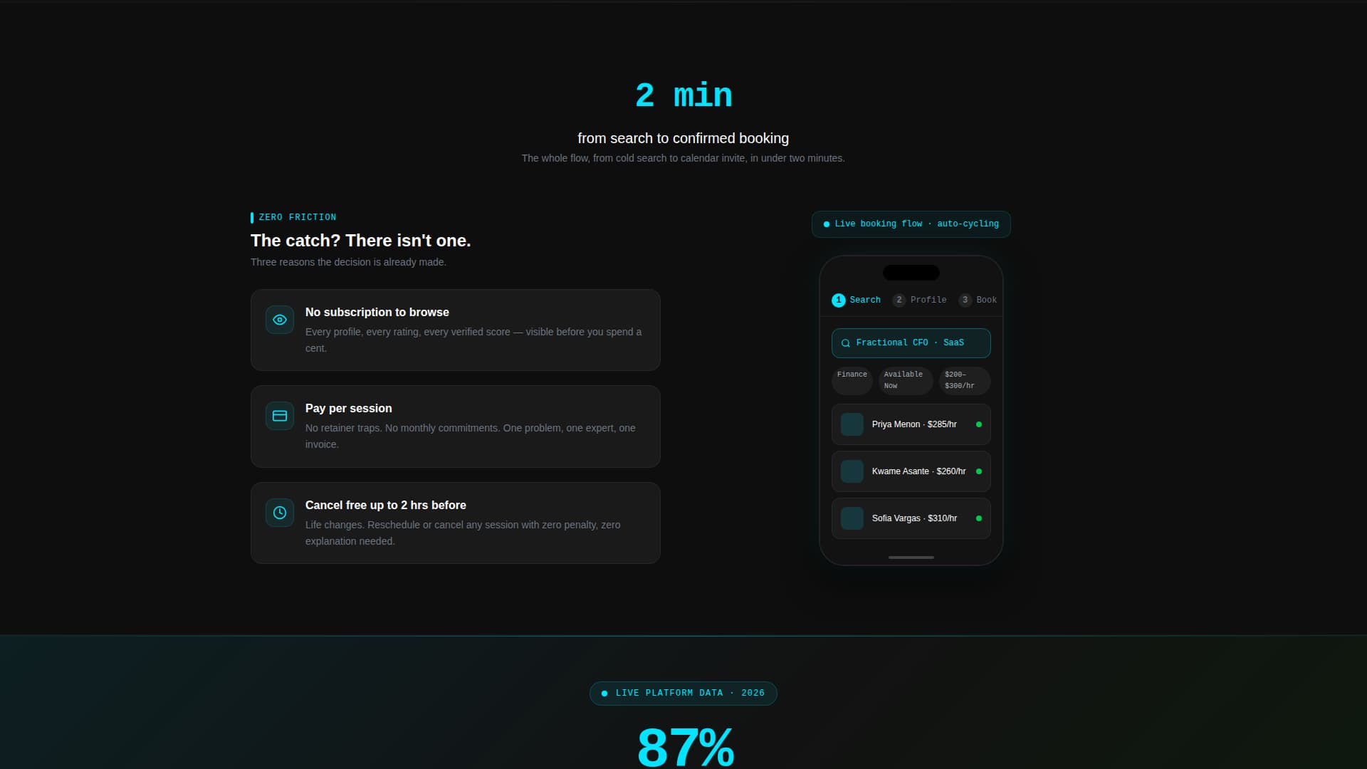 Advanced Consulting Digital Presence Appointment Booking Website Template
