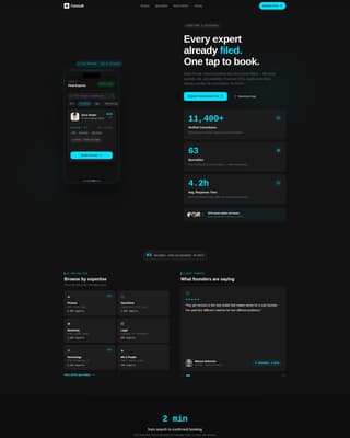 Advanced Consulting Digital Presence Appointment Booking Website Template