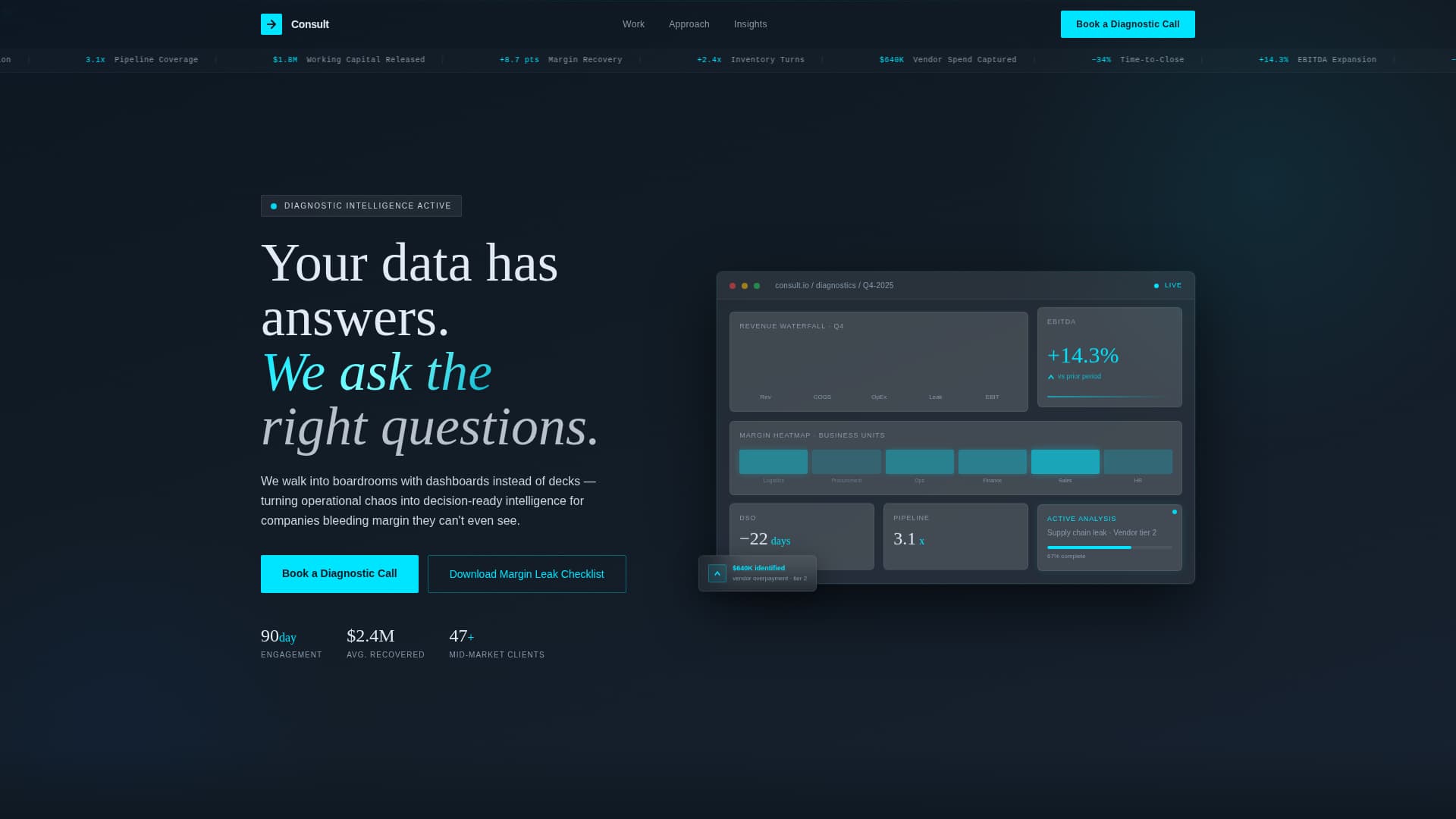Specialist Consulting Digital Presence Appointment Booking Website Template