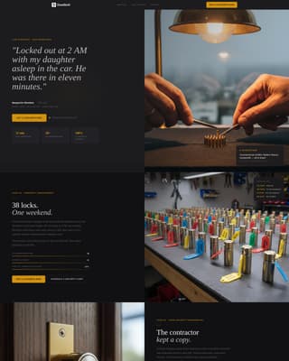 Deadbolt - Rapid Locksmith Landing Page Template