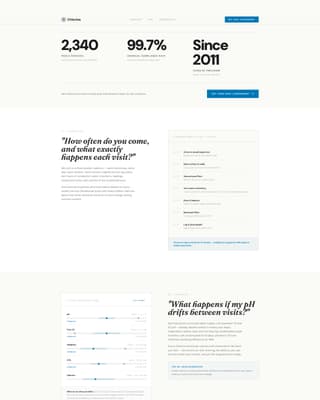 Clarity — Precision Water Treatment Landing Page Template