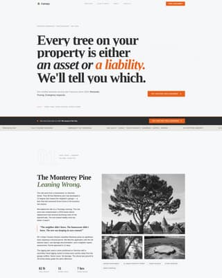 Canopy — Verified Forestry Contractor Landing Page Template