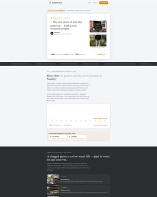 Rainflow - Trusted Guttercleaning Landing Page Template