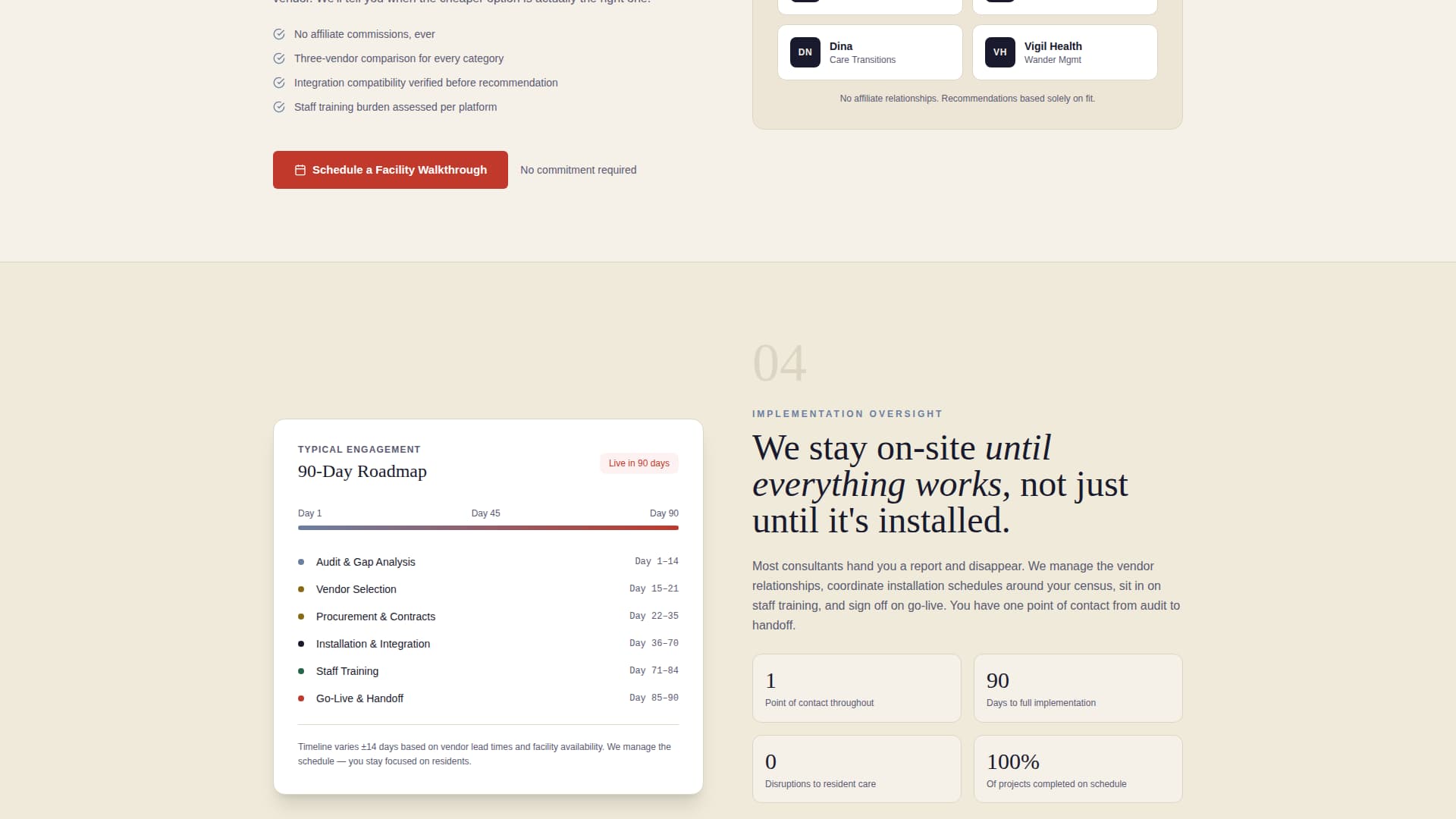 Counsel - Trusted Seniorcare Landing Page Template