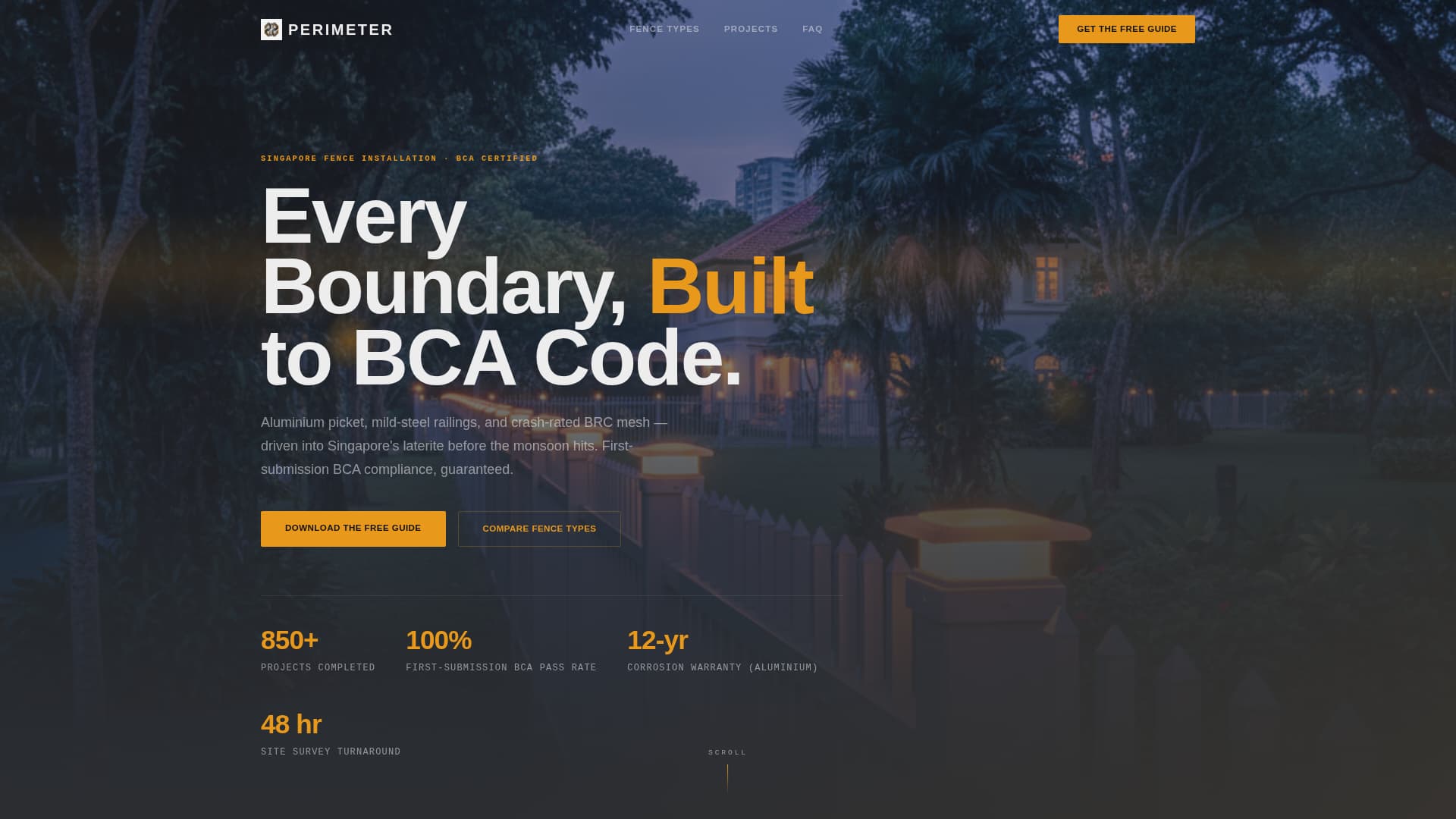 Singapore Local FAQ Website Template