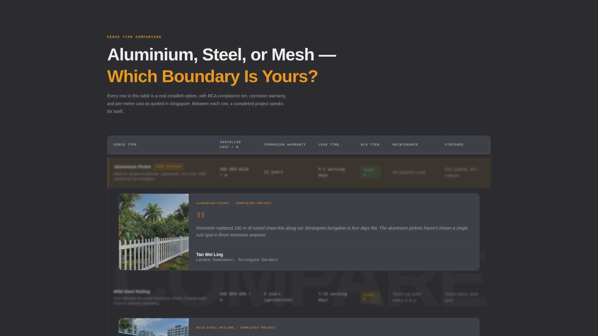 Singapore Local FAQ Website Template